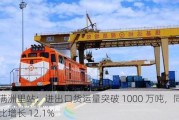 满洲里站：进出口货运量突破 1000 万吨，同比增长 12.1%