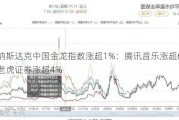 纳斯达克中国金龙指数涨超1%：腾讯音乐涨超6%，老虎证券涨超4%