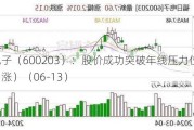 福日电子（600203）：股价成功突破年线压力位-后市看多（涨）（06-13）