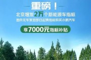 北京：增发 2 万新能源车指标 入围名单公布 54 分