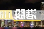 科济药业-B(02171.HK)6月13日耗资2.87万港元回购5000股