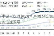 西部水泥早盘涨超3% 机构看好公司海外业务迅速发展