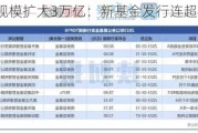 公募基金规模扩大3万亿：新基金发行连超千亿份