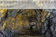 金矿在资源经济中的地位是什么？金矿开采对环境和社会有何影响？