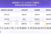 联营企业未计提土地增值税 永鼎股份连续8份财报受影响