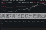 沪深股通|因赛集团7月15日获外资卖出0.11%股份