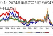 山东矿机：2024年半年度净利润约8942万元 同比下降44.87%