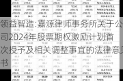 领益智造:嘉源律师事务所关于公司2024年股票期权激励计划首次授予及相关调整事宜的法律意见书