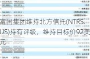 富国集团维持北方信托(NTRS.US)持有评级，维持目标价92美元