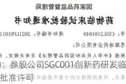 热景生物：参股公司SGC001创新药研发临床试验申请获FDA批准许可