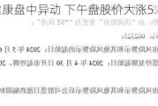 中国智能健康盘中异动 下午盘股价大涨5.88%报0.054港元