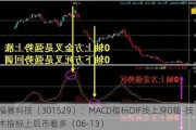 福赛科技（301529）：MACD指标DIF线上穿0轴-技术指标上后市看多（06-13）