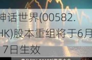 神话世界(00582.HK)股本重组将于6月17日生效