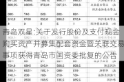 青岛双星:关于发行股份及支付现金购买资产并募集配套资金暨关联交易事项获得青岛市国资委批复的公告