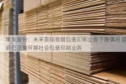 集友股份：未来面临卷烟包装印刷业务下降情况 目前已正常开展社会包装印刷业务