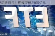 ETF历史首只！规模突破2500亿元