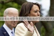 美国法官在特朗普大选获胜后暂停了2020年大选案