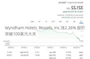 Wyndham Hotels  Resorts, Inc.涨2.26% 股价突破100美元大关