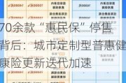 70余款“惠民保”停售背后：城市定制型普惠健康险更新迭代加速