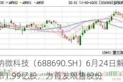 纳微科技（688690.SH）6月24日解禁上市1.99亿股，为首发限售股份