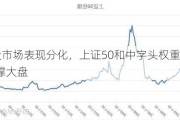 A股市场表现分化，上证50和中字头权重股支撑大盘