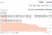 兴银基金副总离任6只基金，管理规模从700亿元缩水到42亿元