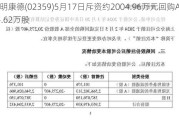 药明康德(02359)5月17日斥资约2004.96万元回购A股44.62万股