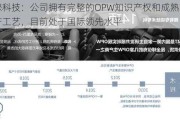 华懋科技：公司拥有完整的OPW知识产权和成熟的生产工艺，目前处于国际领先水平