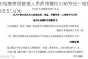 广东榕泰高级管理人员周纯增持3.06万股，增持金额8.51万元