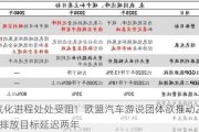 电气化进程处处受阻！欧盟汽车游说团体欲推动2025碳排放目标延迟两年