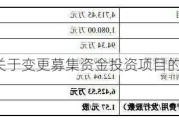 松霖科技:关于变更募集资金投资项目的公告