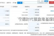 宁德时代接盘隆基绿能旗下公司