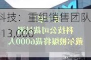 戴尔科技：重组销售团队 裁员 13,000 人