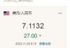 离岸人民币兑美元报 7.2658 元，较上周五跌 27 点