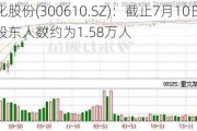 晨化股份(300610.SZ)：截止7月10日公司股东人数约为1.58万人