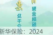 新华保险：2024年度中期分红派息计划启动，分红比例不超30%