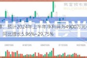 维海德：预计2024年上半年净利润为4900万元~6000万元，同比增长5.96%~29.75%