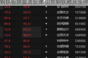 钢铁板块震荡反弹 山东钢铁触及涨停
