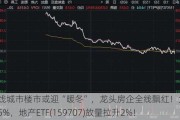 一线城市楼市或迎“暖冬”，龙头房企全线飘红！大悦城领涨超5%，地产ETF(15***07)放量拉升2%！