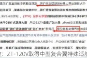 远度科技：ZT-120V取得中型复合翼特殊适航证