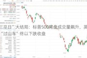 “三巫日”大结局：标普500尾盘成交量飙升，英伟达“过山车”终以下跌收盘