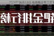 2024年06月13日 电商概念概念股排行榜