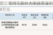 新三板基础层公司河马股份大宗交易溢价29.82%，成交金额89.29万元