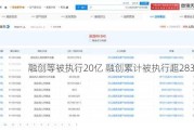 融创等被执行20亿 融创累计被执行超283亿