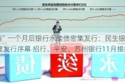 “空档”一个月后银行永续债密集发行：民生银行拉开四季度发行序幕 招行、平安、苏州银行11月接续