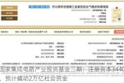 国家集成电路产业投资基金三期：注册资本3440亿，预计撬动2万亿社会资金