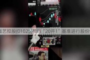 嘉艺控股(01025)拟以“20并1”基准进行股份合并