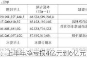 亿晶光电：上半年净亏损4亿元到6亿元 同比转亏