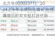 北方华创(002371)：2024上半年业绩同比增长 刻蚀、薄膜沉积双支柱打造优势