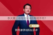 李大霄：今与10月8日有何不同？